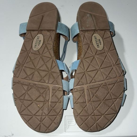 Earth Origins Leather Sling-Back Sandals Laney Moroccan Blue size 8.5M - Picture 9 of 11